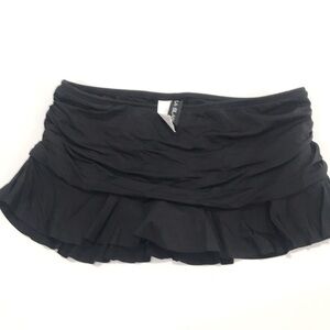 La Blanca swimwear resort beach skirt with panty black in WT